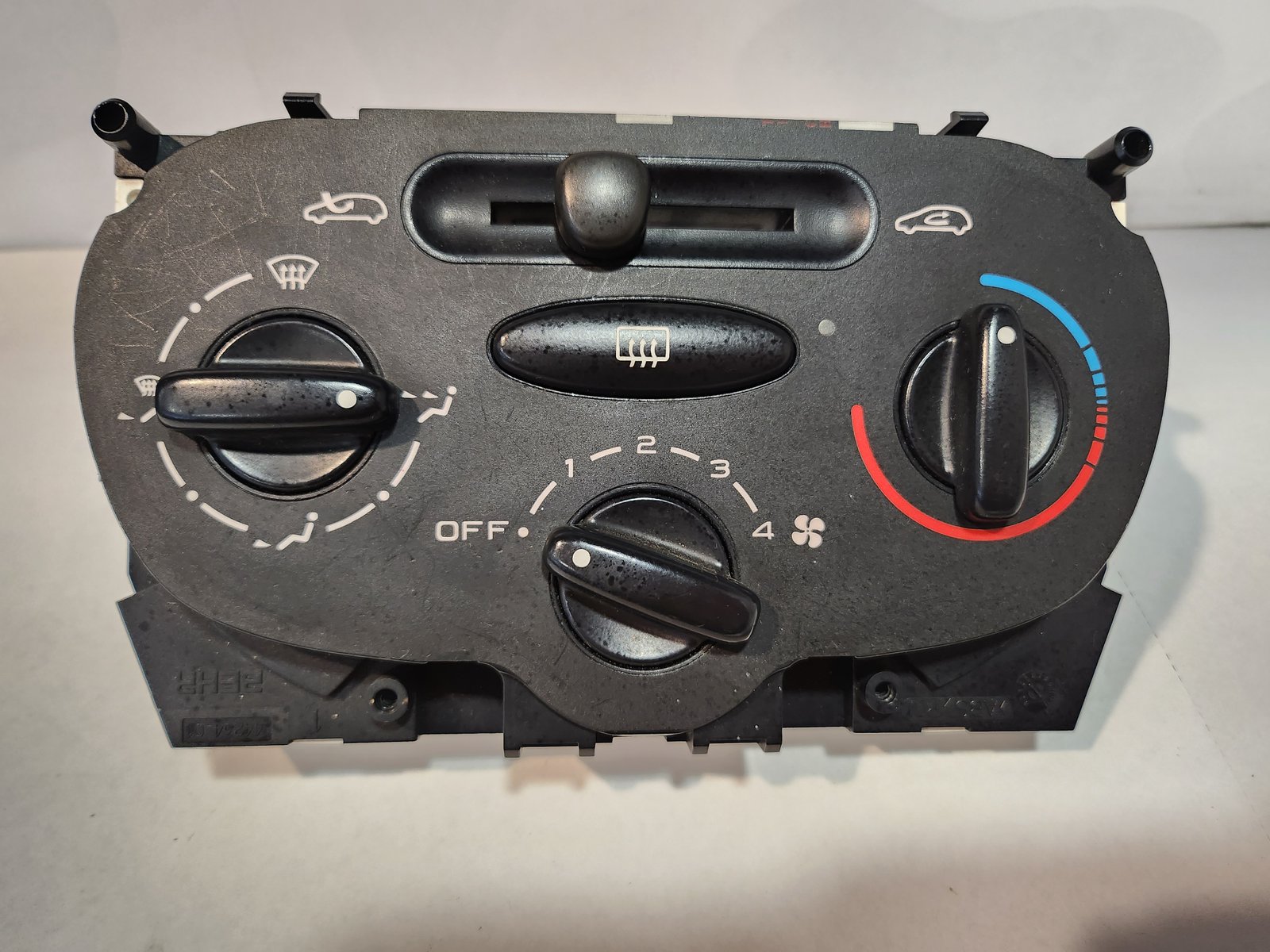 Tableau commande de chauffage