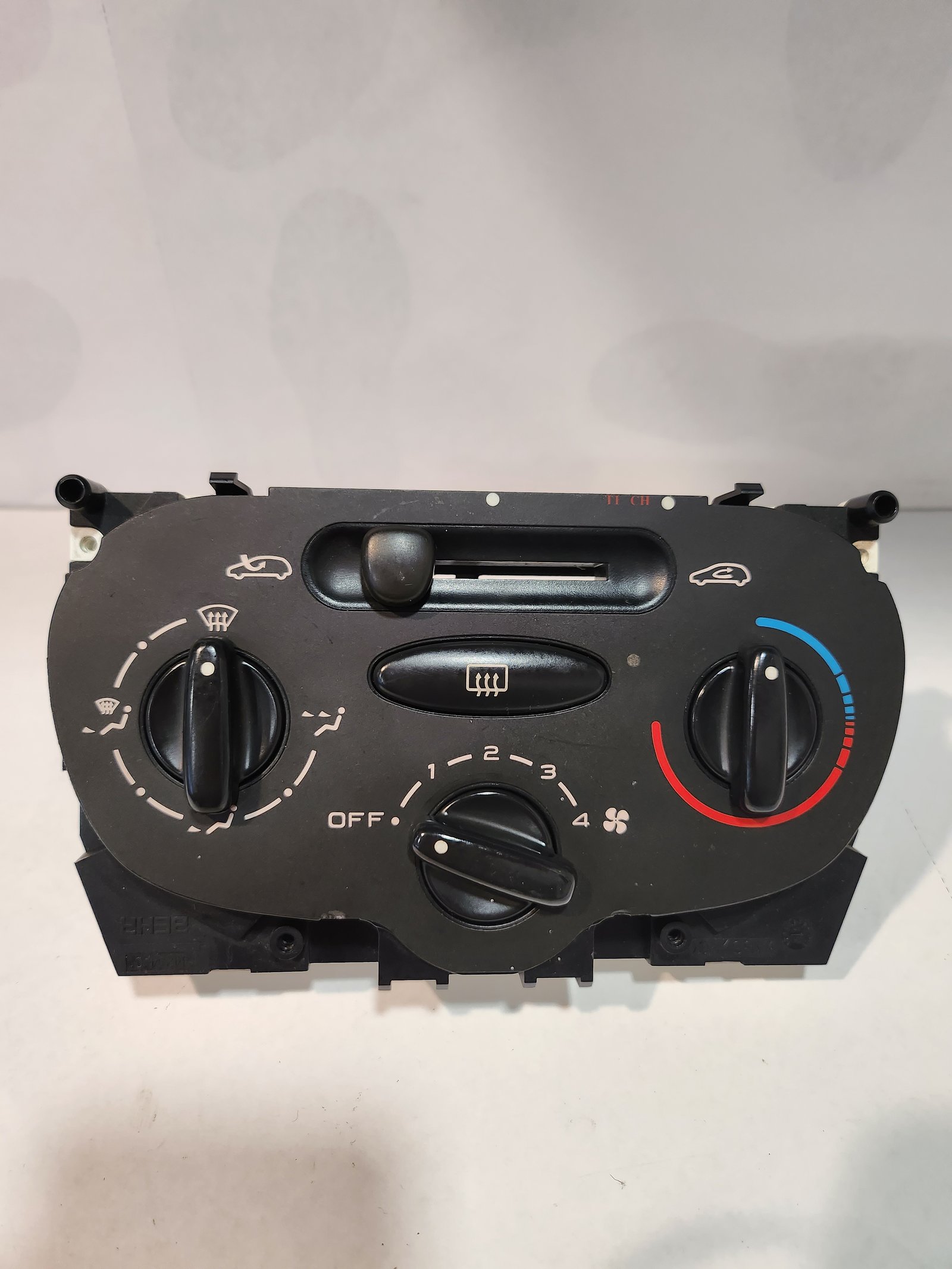 Commande tableau de chauffage