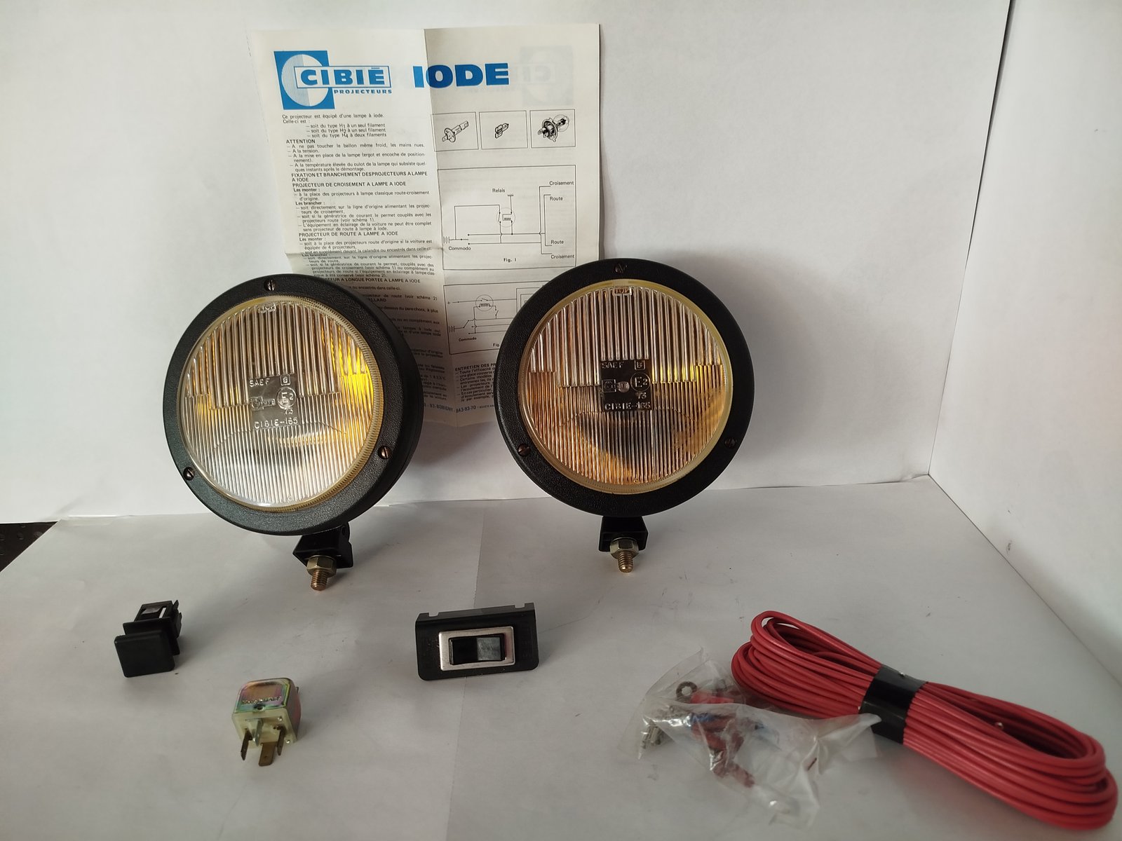 KIT COMPLET OCSAR JAUNE CIBIE 165