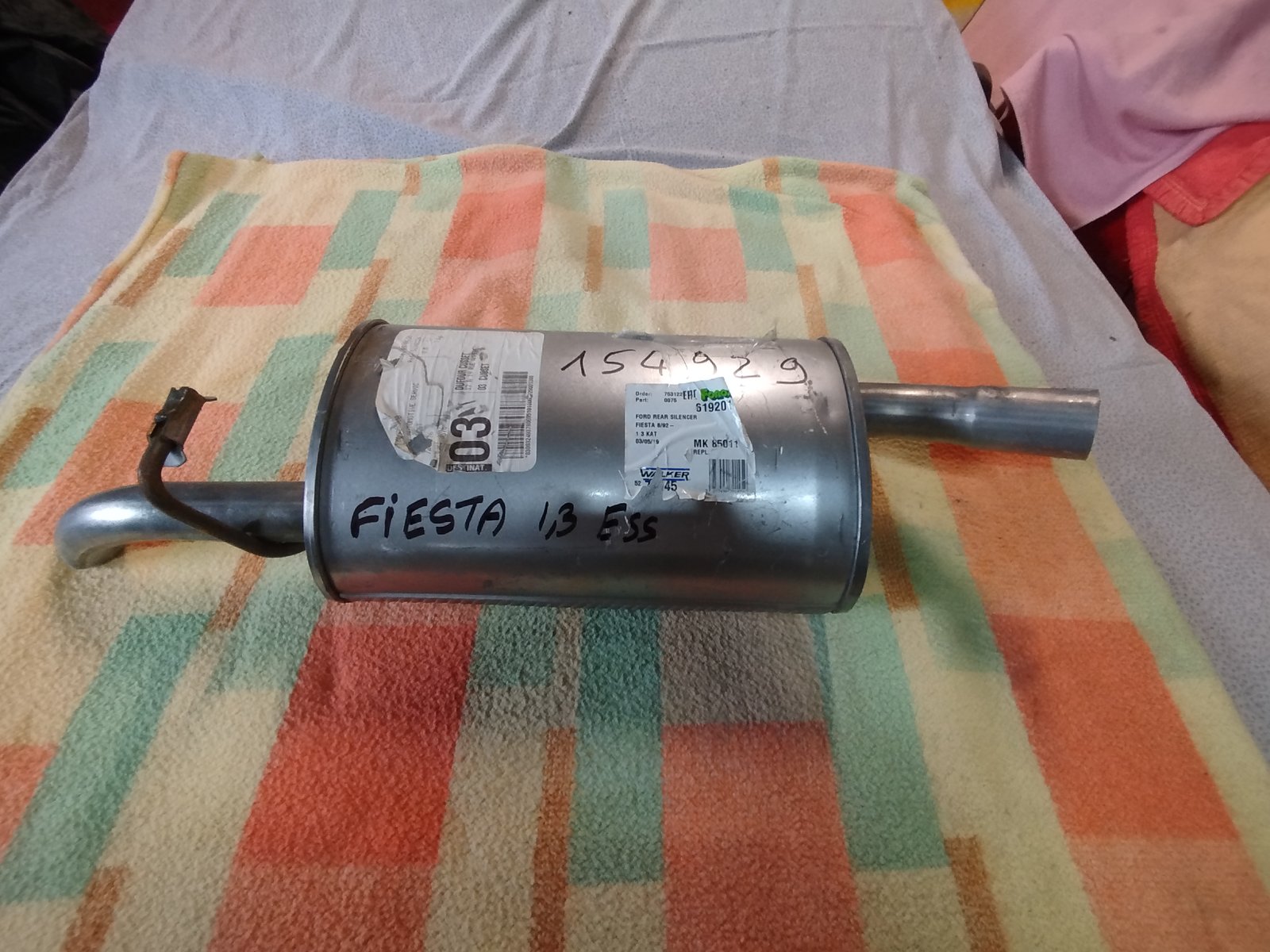 Silencieux arrière  Ford Fiesta 1 litre 3 essence