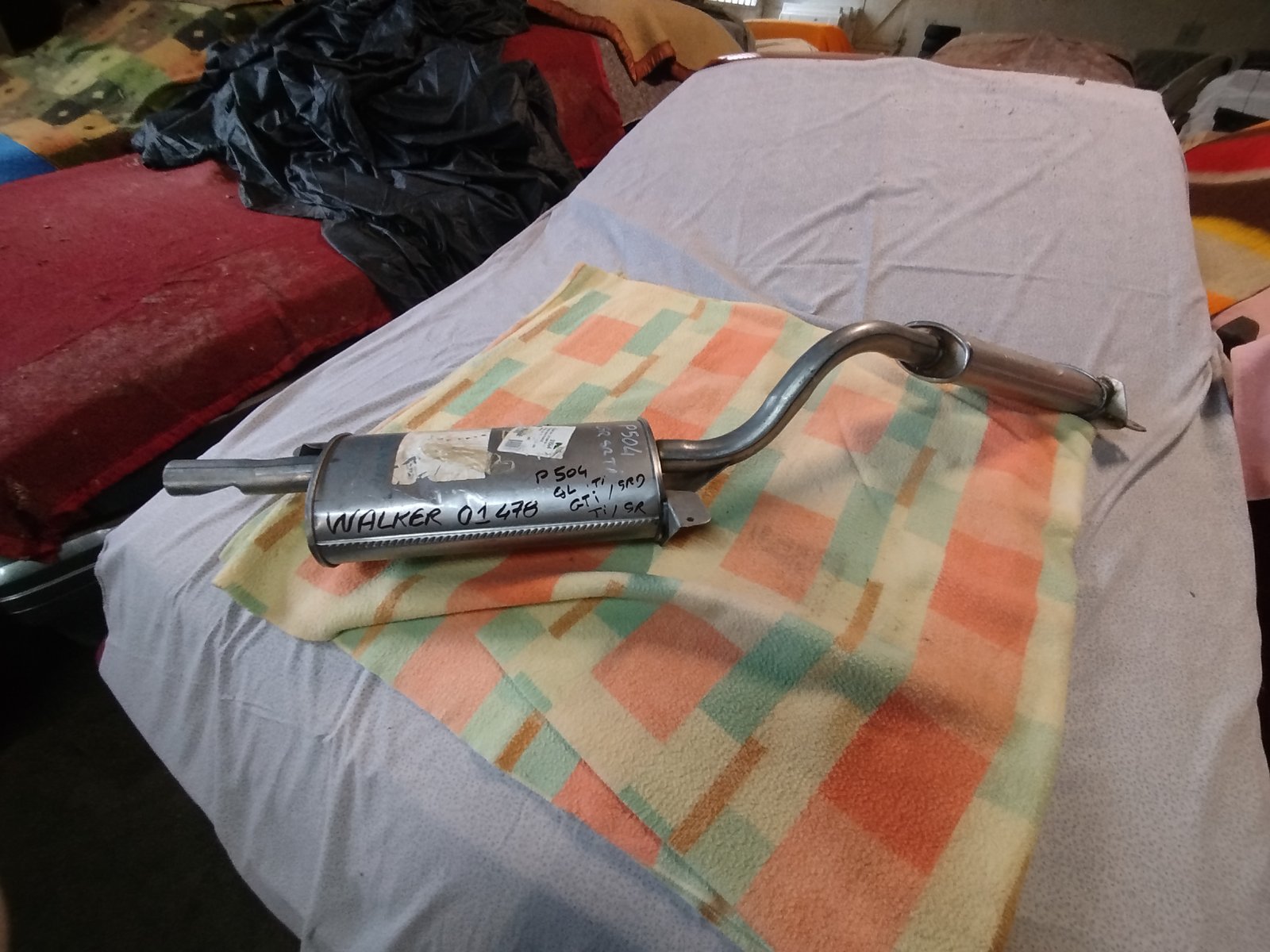 échappement pour Peugeot 504